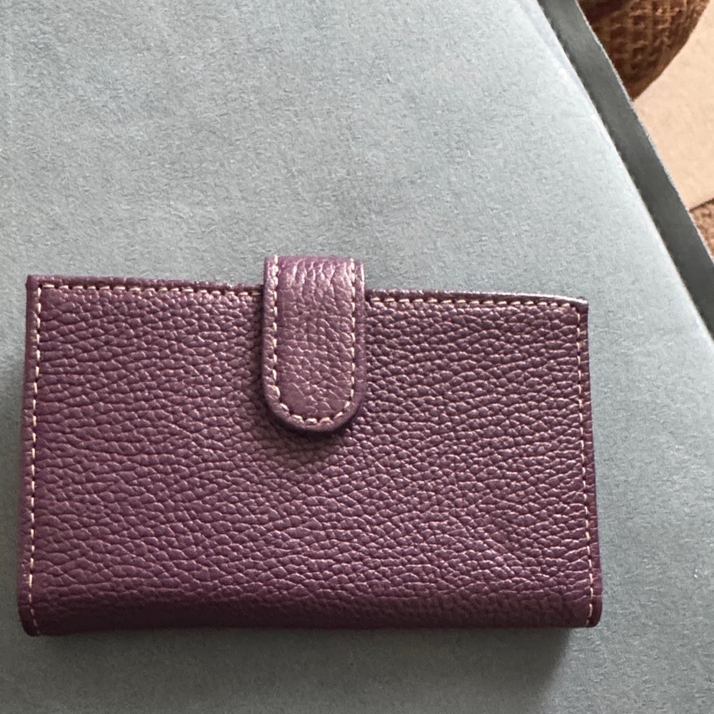 Purple Leather Wallet